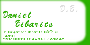 daniel bibarits business card